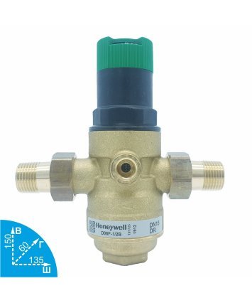 Honeywell D06F-1/2B редуктор давления горячей воды