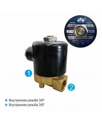 2W-040-10 нормально-закрытый соленоидный клапан для фильтров обратного осмоса
