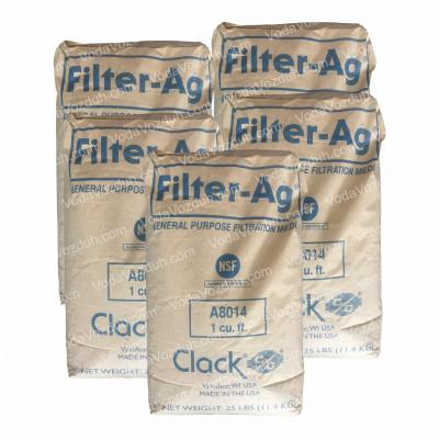 Clack Filter-Ag A8014 алюмосиликатная засыпка для очистки воды от механических примесей 11,4 кг (США)